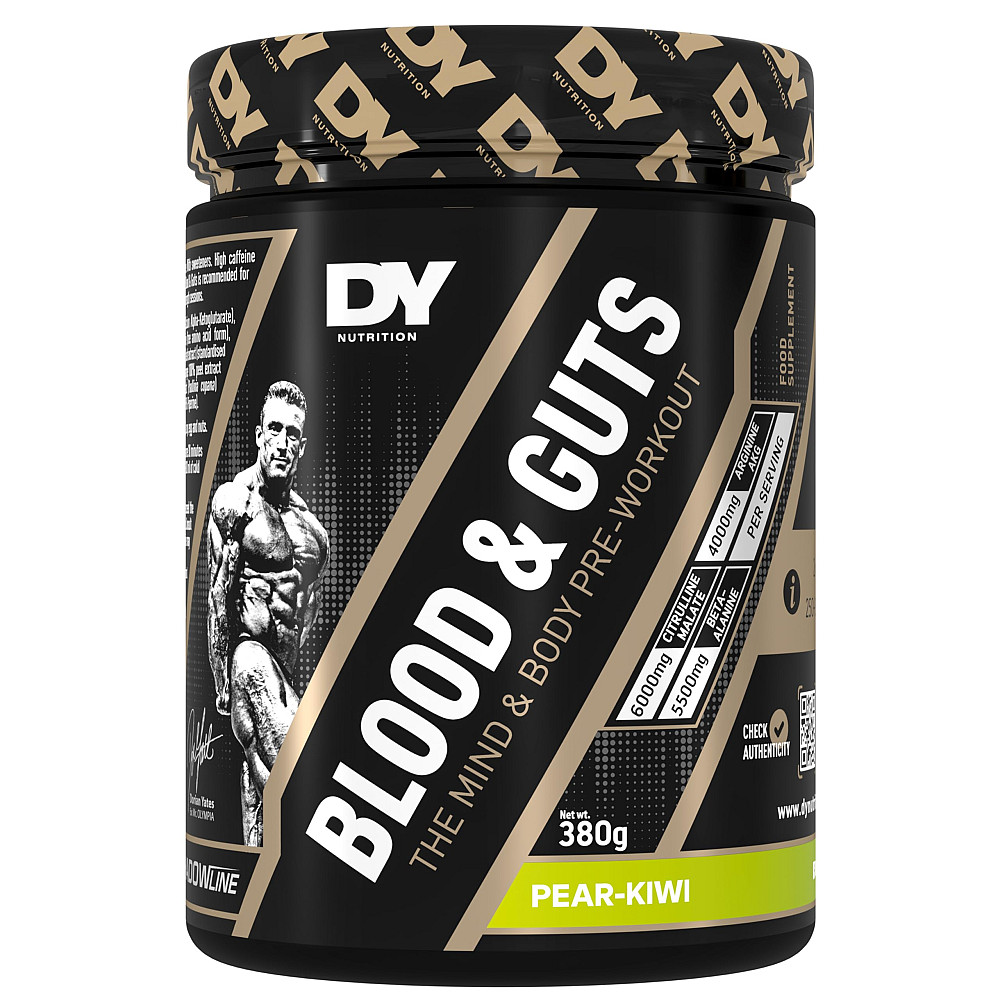 Передтренувальний комплекс DORIAN YATES NUTRITION BLOOD &amp; GUTS 380 G (PEAR KIWI) Луцьк - фото 1