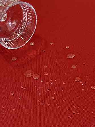 Ecotton Скатертина столова Ecotton DUCK 170х220 см водовідштовхуюча однотонна червоного кольору Коломыя