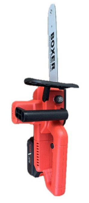 Ланцюгова пила акумуляторна 30 см 1850Вт 2x24В 6А·ч в кейсі, автомастило, 4100 об/хв, корпус червоний Одеса - фото 7