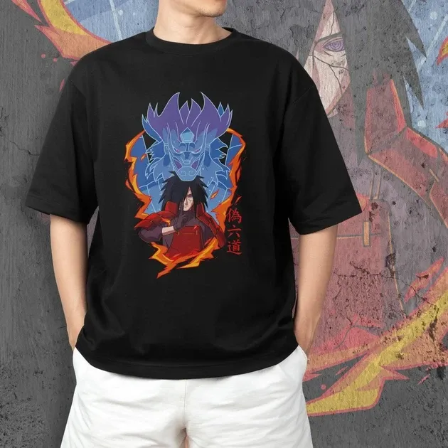 Футболка для підлітка хлопчика з принтом Наруто Мадара Сусано Розмір 160 Anime10513 Дніпро - фото 1