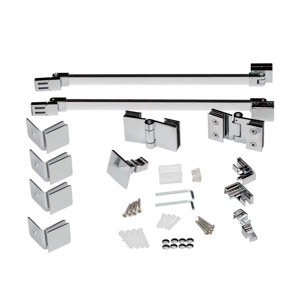 Душова кабіна Qtap Capricorn CRM1018RC6 100х80 см, скло Clear 6 мм, CalcLess, без піддона Київ - фото 9