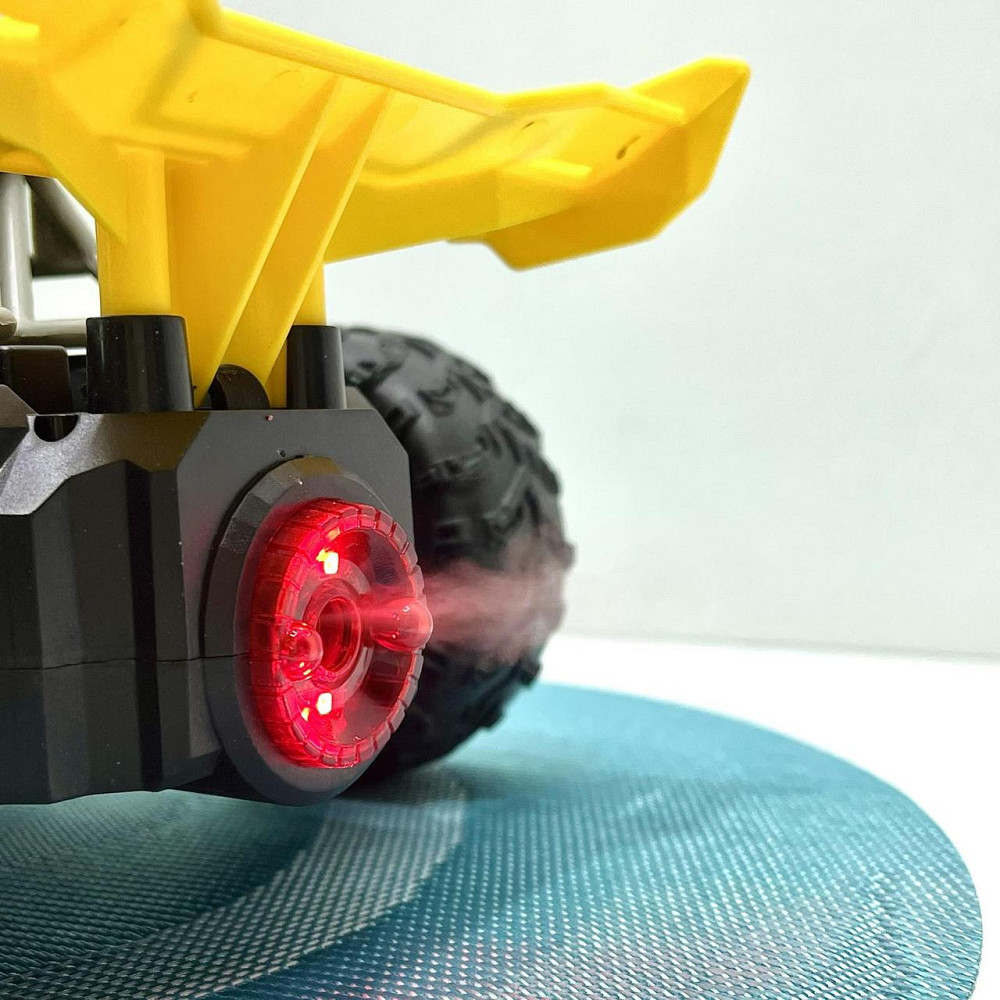 Машинка на радіокеруванні з парогенератором та світлом 32,5см 1:12 Жовта (W338-3) Чернігів - фото 8