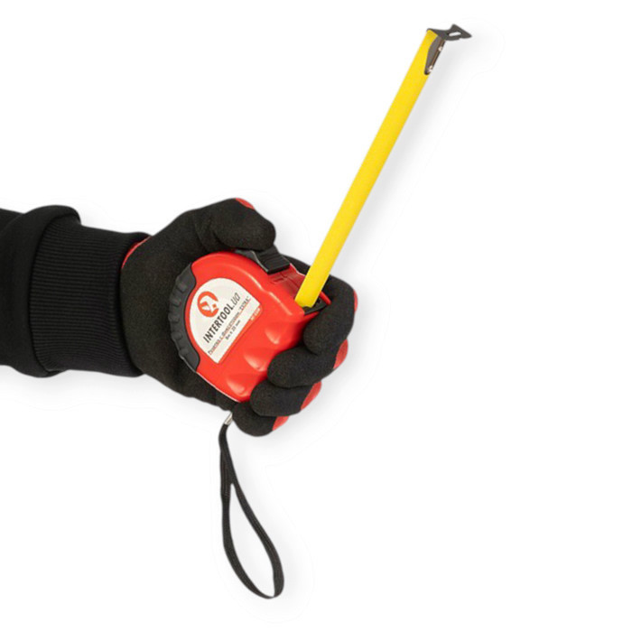 Рулетка 8м x 25мм стопор полотна EXTRA Мукачево - фото 5