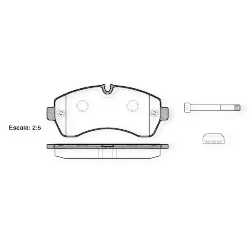 Колодки передние MB Спринтер -Фольцваген Крафтер 06- спарка. тормозные Мукачево - изображение 1