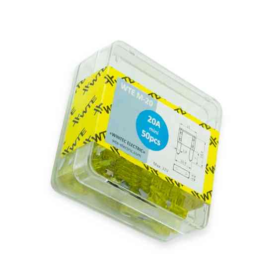 Запобіжники Євро mini (WTE) 20А (коробка 50шт) Мукачево
