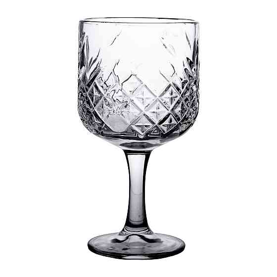 Yiwu Келихи для вина на високій ніжці набір 6 шт винний келих скляний прозорий 400 мл HP-YH-44 Киев