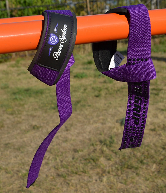 Лямки для тяги Power System PS-3420 G-Power Straps Purple Кам'янське - фото 6