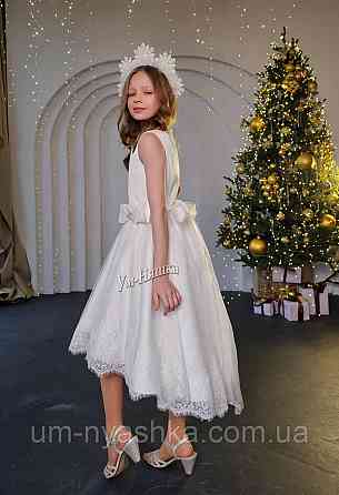 Нарядное белое платье на рост 134-146 Кривой Рог