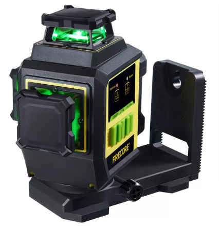 Лазерный уровень нивелир Firecore F95T-XG 4000мА 3D (12 линий) 360 со штативом 2.10м Винница