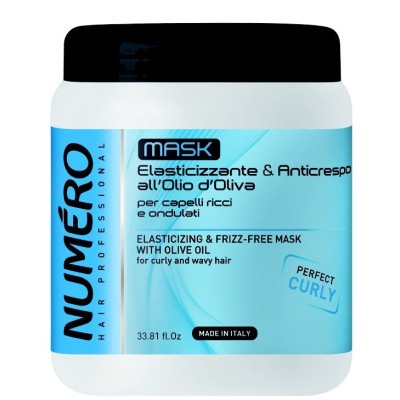 Маска для волос Brelil Numero для вьющихся волос с оливковым маслом 1 л (8011935075102) Винница - изображение 1