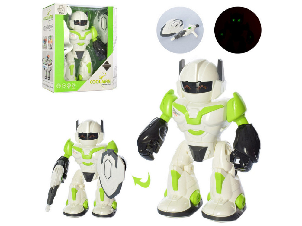 Робот інтерактивний Захисник звук світло 22 см (605) Чернігів - фото 3