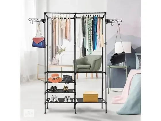 Универсальный шкаф вешалка стойка для одежды double pole Коломия