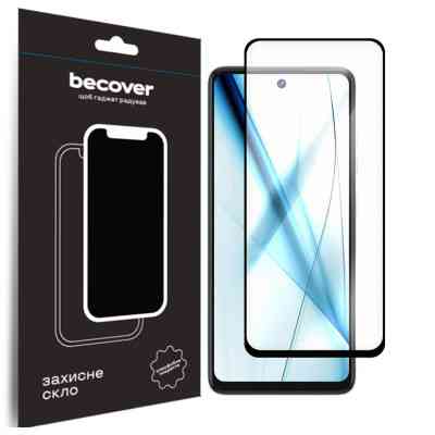 Скло захисне BeCover Tecno Spark 20 Pro (KJ6) Black (710653) Вінниця
