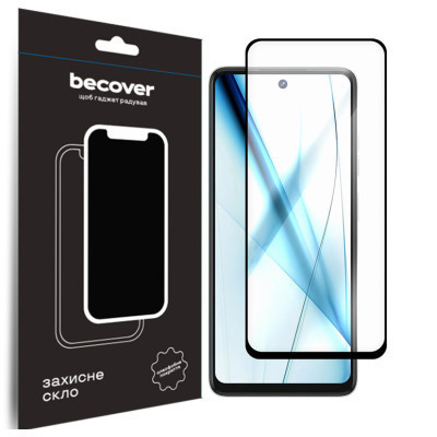 Скло захисне BeCover Tecno Spark 20 Pro (KJ6) Black (710653) Вінниця - фото 1