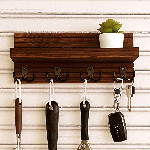 Ключниця дерев'яна "Шарін" латте Миколаїв - фото 1