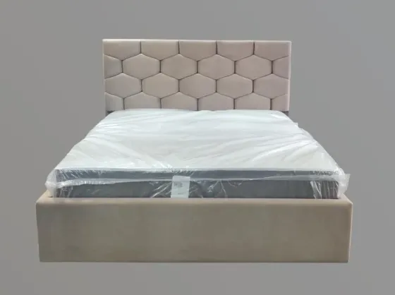 Кровать Двуспальная Octavius Premium 180 х 190 см Simple С дополнительной металлической цельносварной рамой Мокко Киев