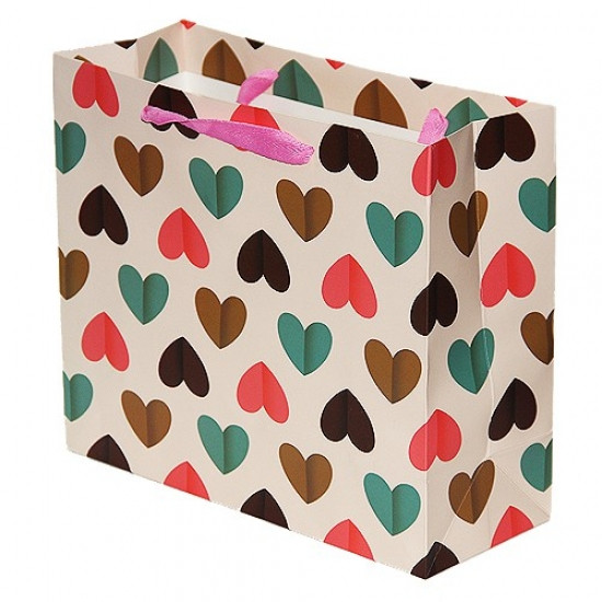 Подарочный Пакет Сердца 27 см Винница - изображение 1