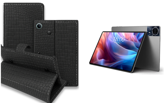 Книга-трансформер для планшета Teclast T65 Max, цвет Black Krokodil Black Киев