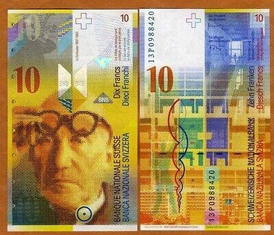 Швейцарія / Швейцария / Switzerland 10 Francs 2013 Pick 63е UNC Полтава - изображение 1
