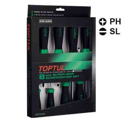 Набор отверток Toptul 8 шт. (GAAE0807) Винница