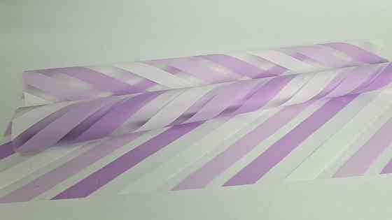 Калька для квітів рулон 8 м тонований матовий (77) (h660) коса смуга No 3 бузок (1 шт.) Харків