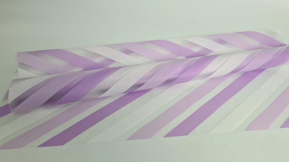 Калька для квітів рулон 8 м тонований матовий (77) (h660) коса смуга No 3 бузок (1 шт.) Харків - фото 2