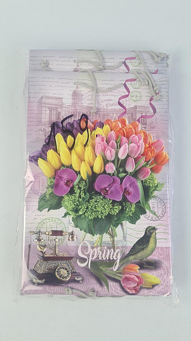 Великий паперовий пакет вертикальний 25/37/8 (артBV-159) (12 шт.) Харків - фото 2