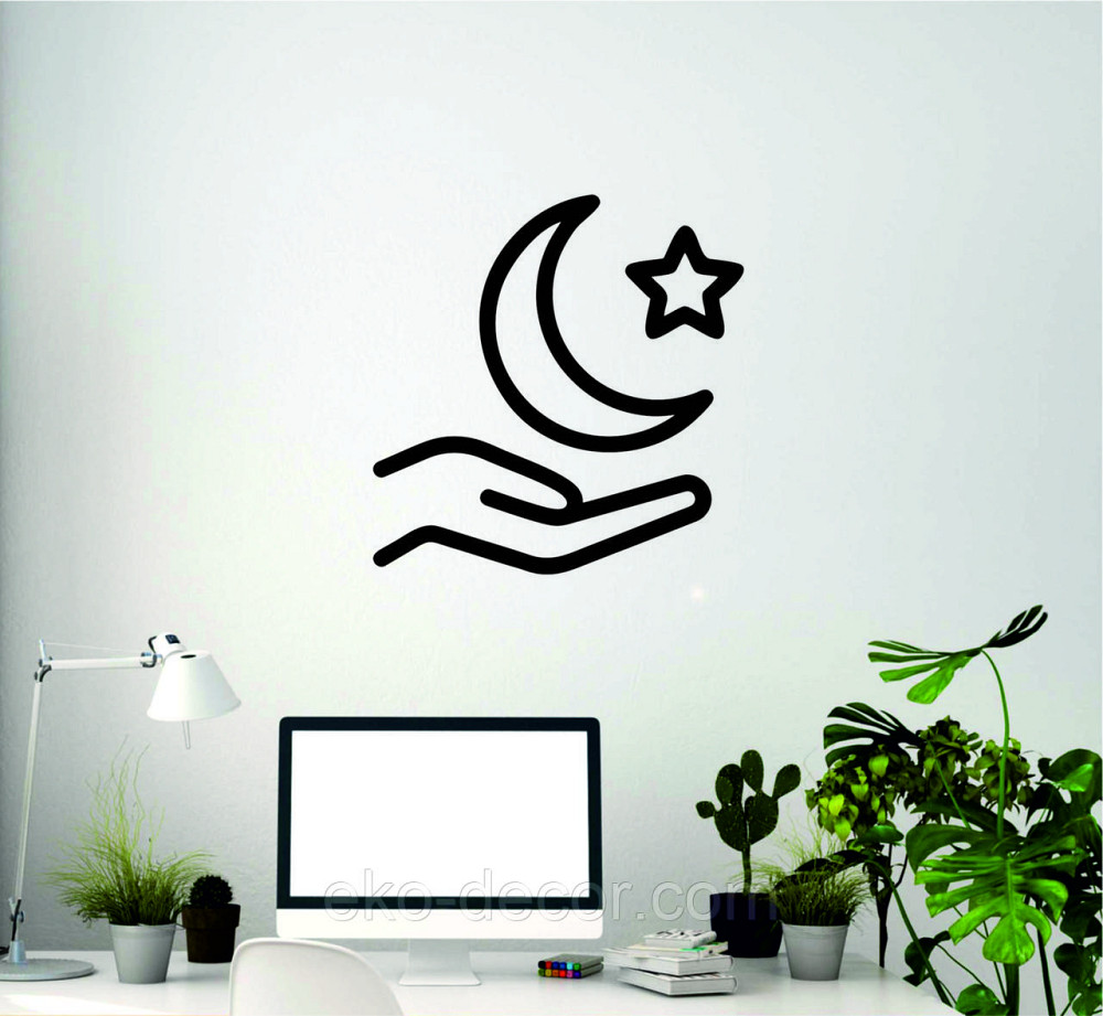 Декоративне настінне Панно «Іслам» Декор на стіну 70*70 см, Чорний Київ - фото 6