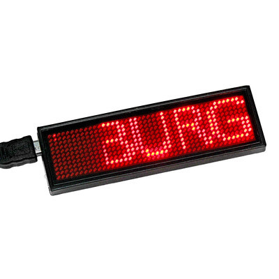 Червоний світлодіодний екран B1248 92 х 39 х 10 мм Ласкаво просимо(WELCOME) для бізнесу Одеса - фото 6