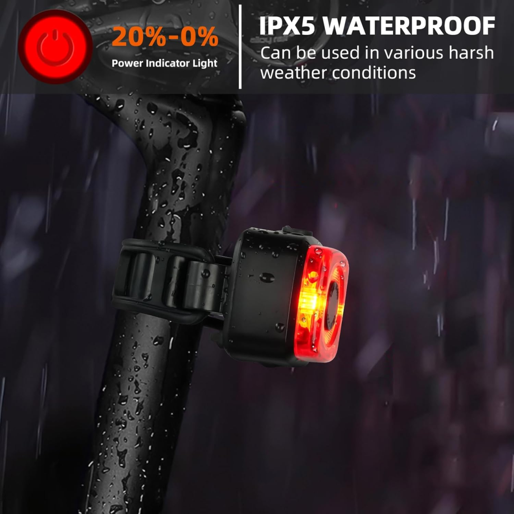 Задний велофонарь Sate-lite LR-06K StVZO: 200 Лм, LED, угол обзора 220°, IPX5, USB-зарядка Киев - изображение 18