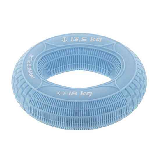 Еспандер кистьовий силіконовий PowerPlay PP-4330 Hand Grip Loops Light 13.5-18 кг. Блакитний Каменское