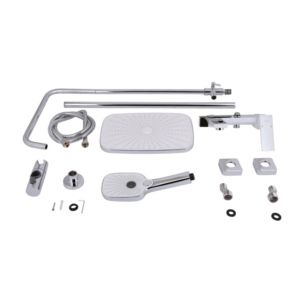 Душова система з виливом Qtap Gemini на три споживачі QTGEM111CRW45687 білий/хром Київ - фото 10