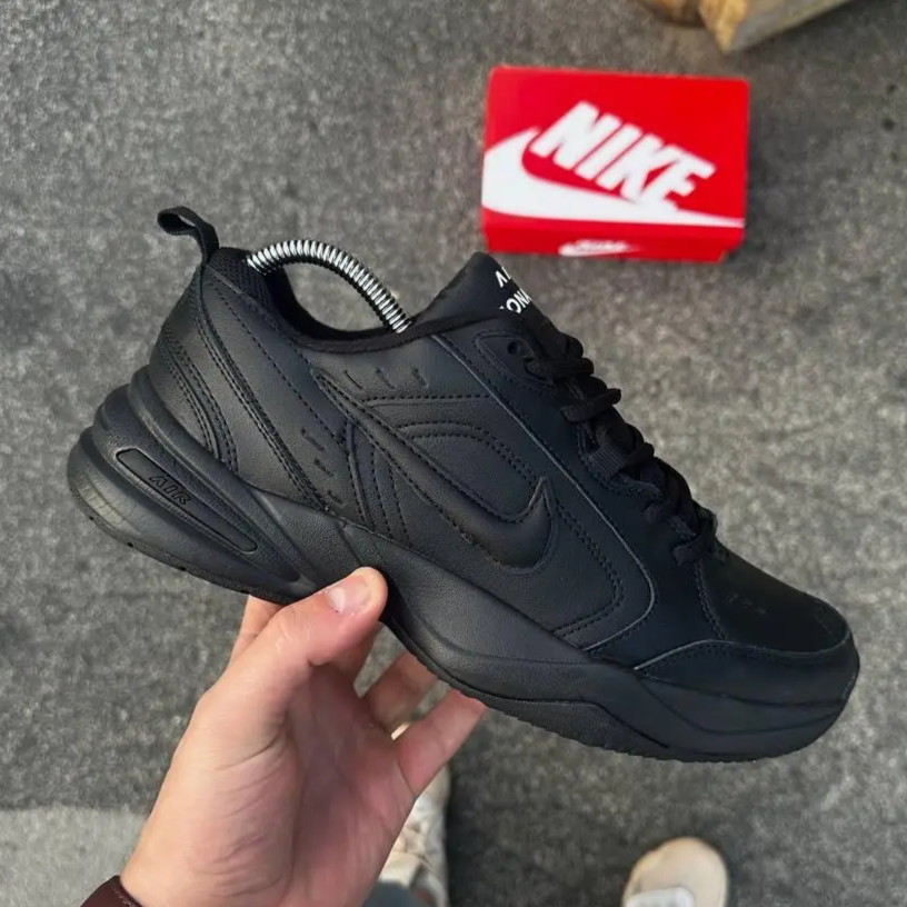 Кросівки Nike Monarch Чоловічі Чорні Шкіряні Найк Монарх (розміри: 41,42,43,44,45,46) Дніпро - фото 10