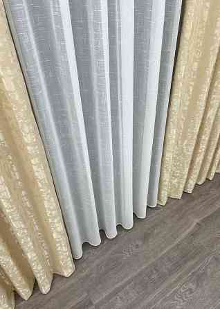 Шторна тканина льон мармур, колекція "Pavliani ХО" колір кремовий 1909ш Київ