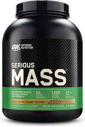 Гейнер Optimum Nutrition Serious Mass 2727g (Chocolate Peanut Butter) EU Луцьк