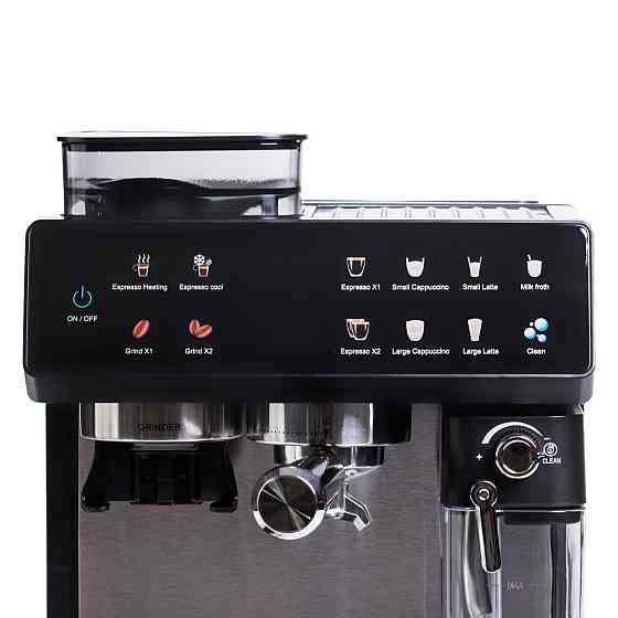 Кавоварка ріжкова 4в1 з кавомолкою 1800 Вт резервуар 2,6 л Sokany SK-04032 Коломия