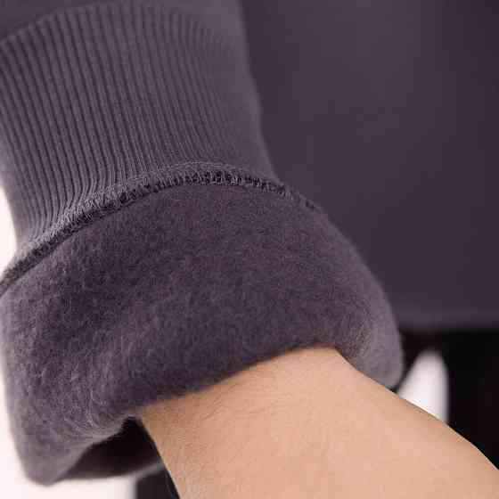 Графітове худи оверсайз для мужчин Pobedov Urbanist. Худи большого размера зимнее Киев