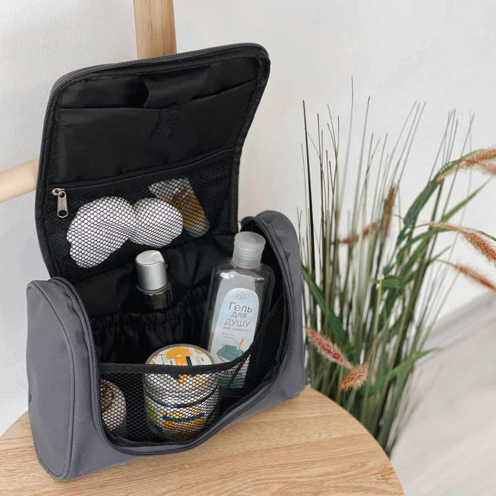 Дорожній органайзер для косметики C025-grey (Сірий) Суми - фото 1