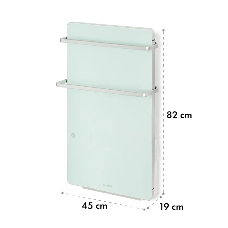 Розумний інфрачервоний обігрівач сушарка рушників KLARSTEIN Hot Spot Crystal Flow  Німеччина Дніпро - фото 3