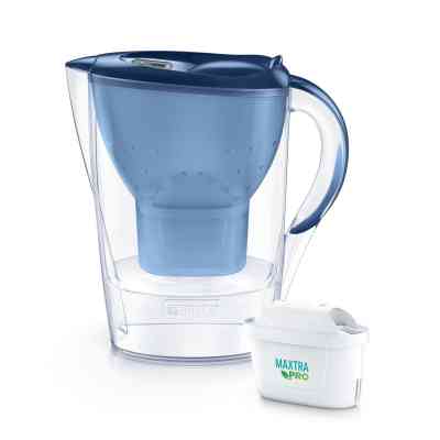 Фільтр-глечик Brita Marella Memo MXPro 2.4л (1.4л води) з фільтр-картриджем, синій (1052799) Вінниця