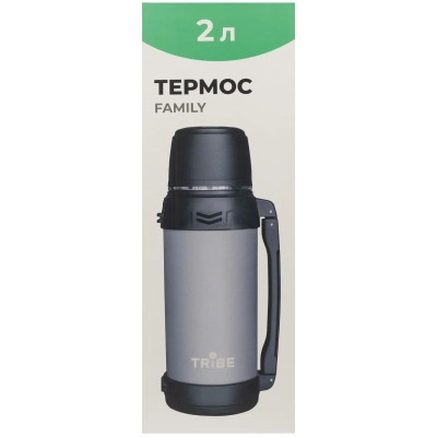 Термос Tribe Family line 2 л Grey (T-DG-0001-grey) Винница - изображение 6