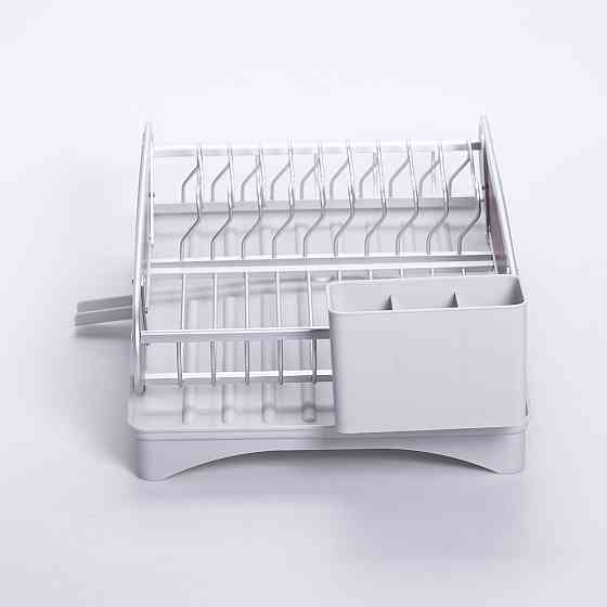 Yiwu Сушарка для посуду алюмінієва з піддоном пластиковим 47x29x13 см HP-46-9-A Коломия