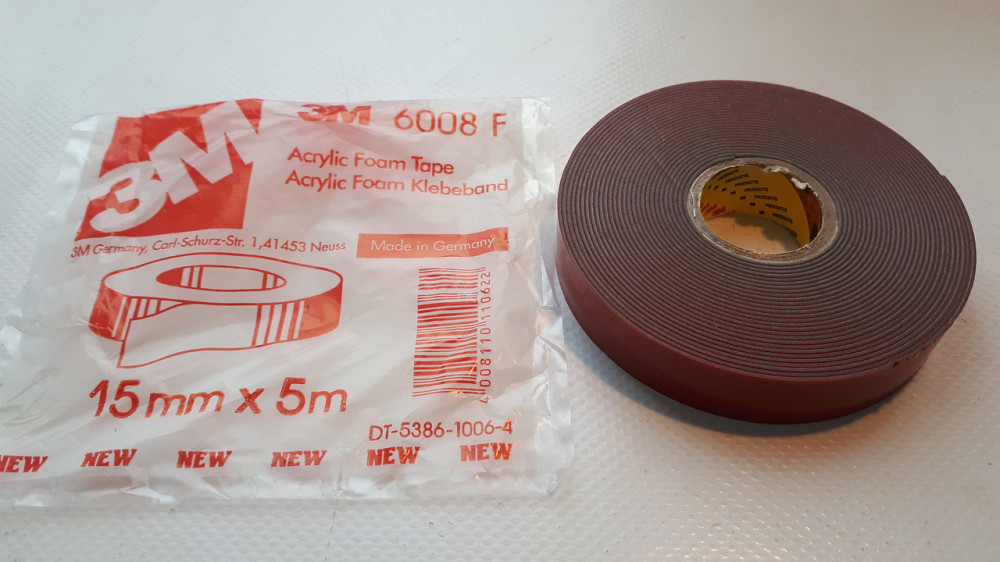 Скотч двосторонній. 3M 6008F 15мм*5м*0,8мм Вінниця - фото 1
