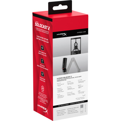 Микрофон HyperX SoloCast 2 Black (AR0A0AA) Винница - изображение 5