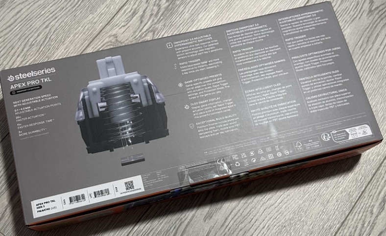 Клавіатура  ігрова SteelSeries Apex Pro TKL Gen 3 Black (64740) Київ - фото 2