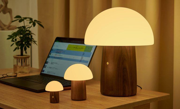 Світильник на акумуляторі Gingko Alice Mushroom Lamp Mini, білий попіл | G022AH2 Вінниця - фото 8