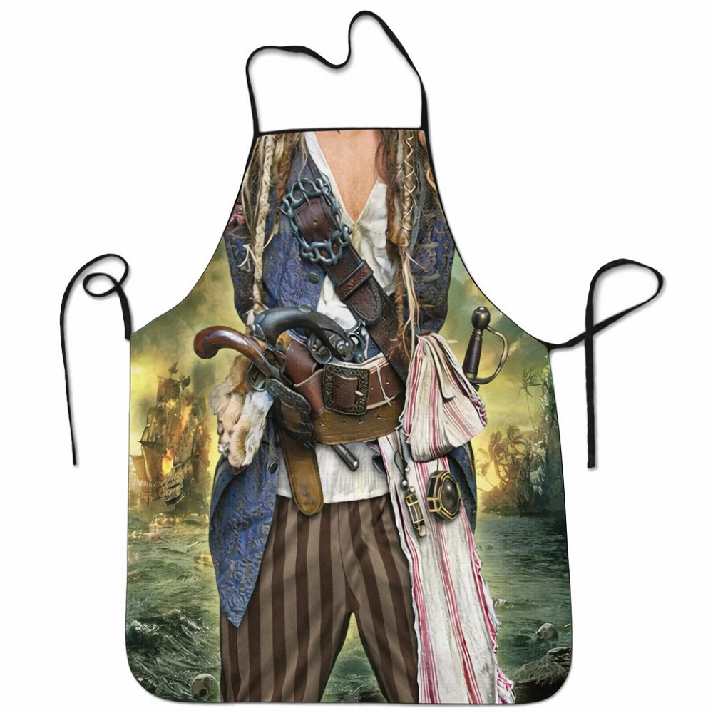 Фартук мужской с приколом Пират 75 на 60 см разноцветный Киев - изображение 3