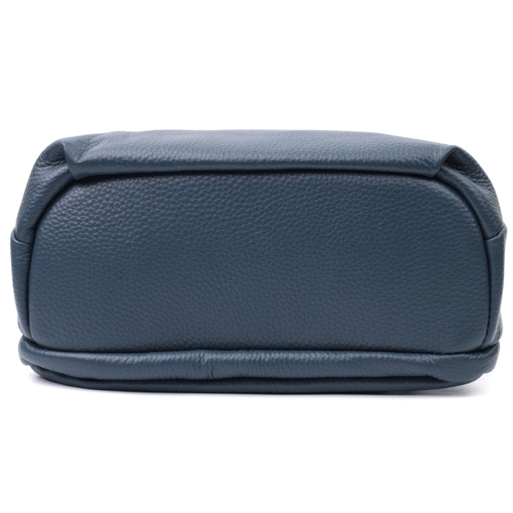 Отменная сумка на каждый день с двумя отделениями из натуральной кожи Vintage 22595 Синяя Киев - изображение 6