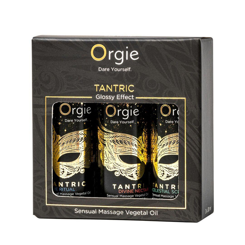 Набор масел для тантрического массажа Orgie – Tantric Mini Size Collection (3х30 мл), увлажнение Sex Aura Киев - изображение 1