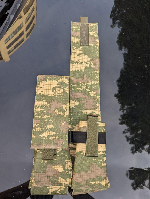 Підсумок підвійний на 4 магазини РПК, для РПС, кольору: Хижак, Олива, Піксель (виробник) "Kreminna" Дніпро - фото 3